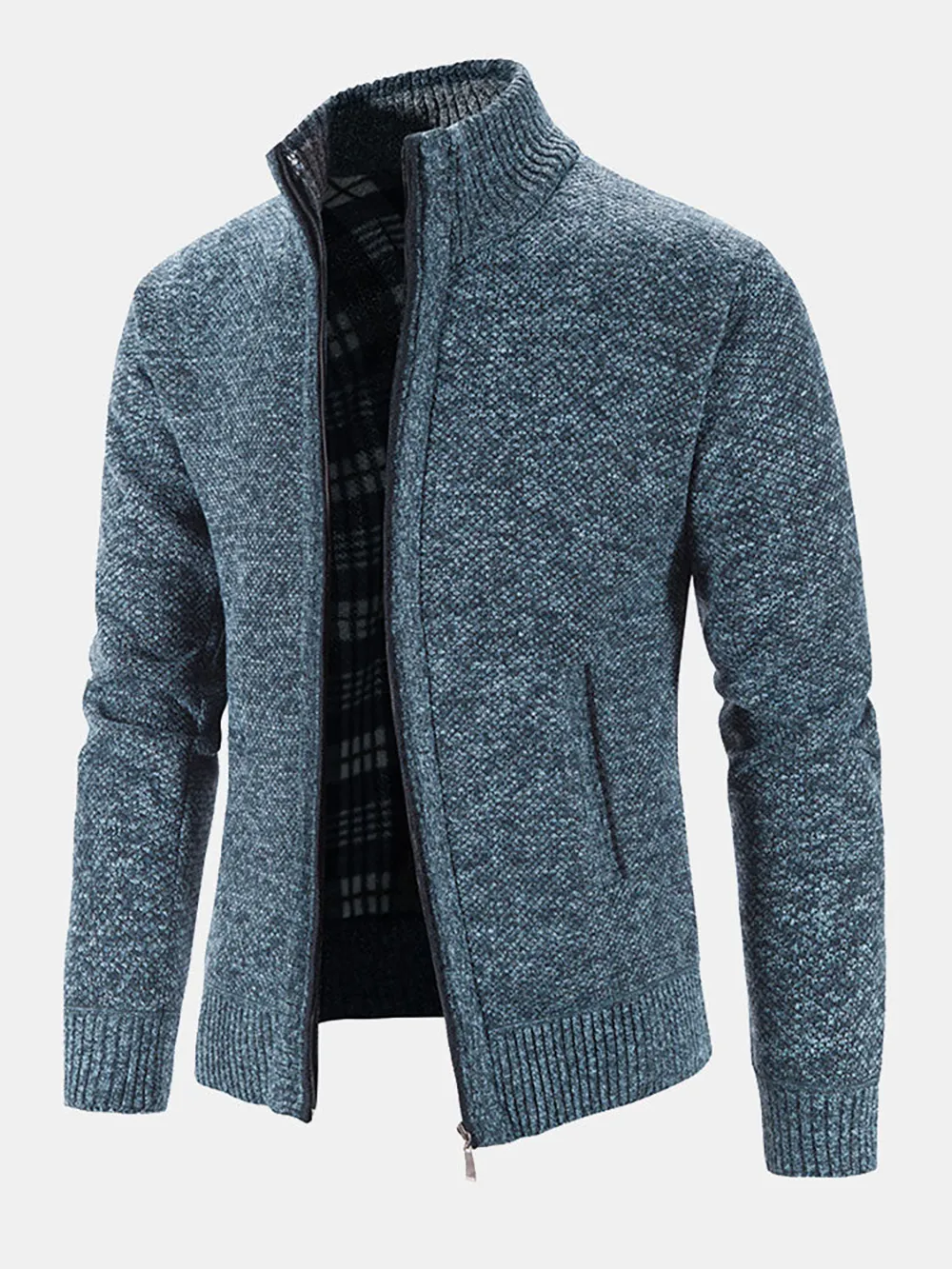 Man Zip Up Cardigan