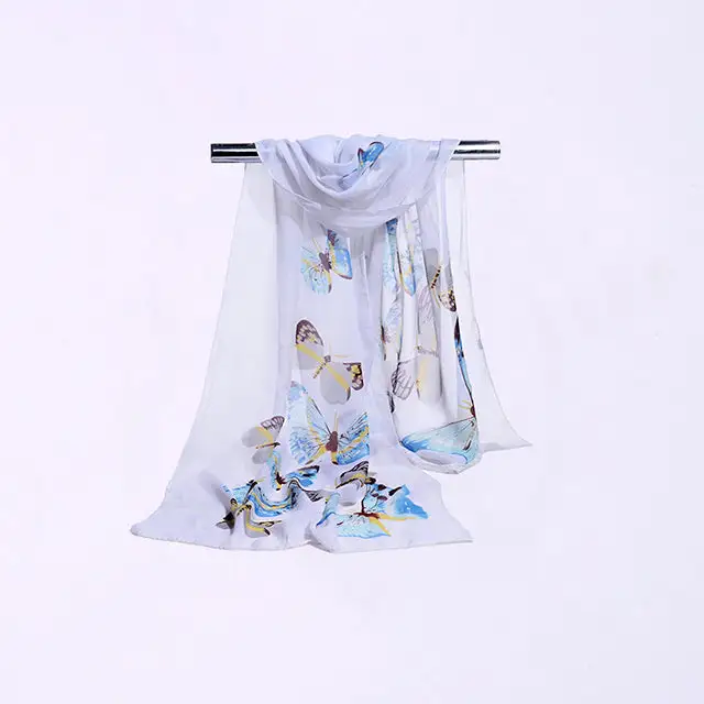 Butterfly Print Light Scarf