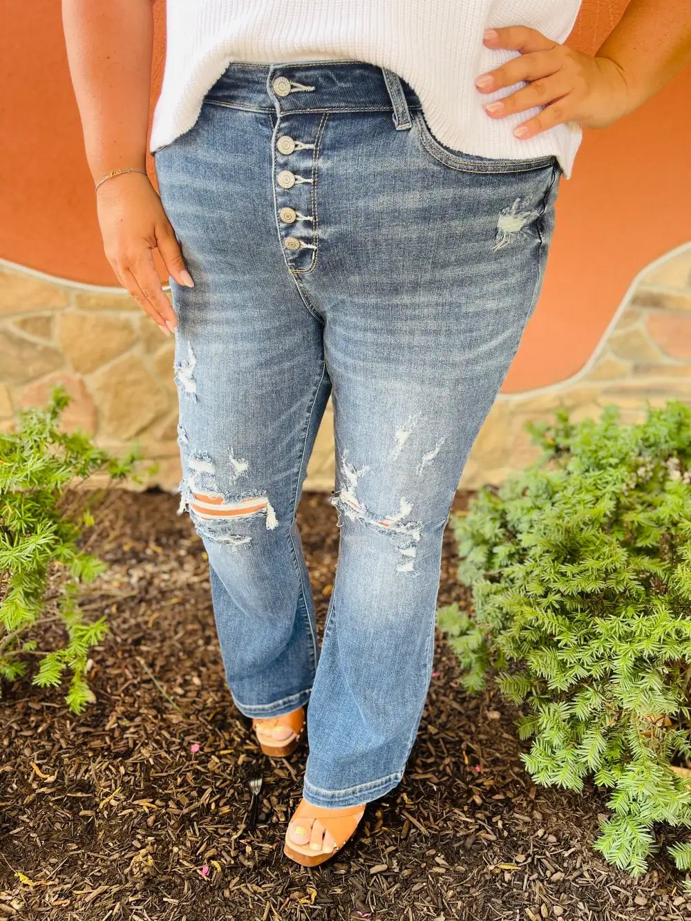 RESTOCK! Always Plus/Reg Let's Go Girls Flare Jeans