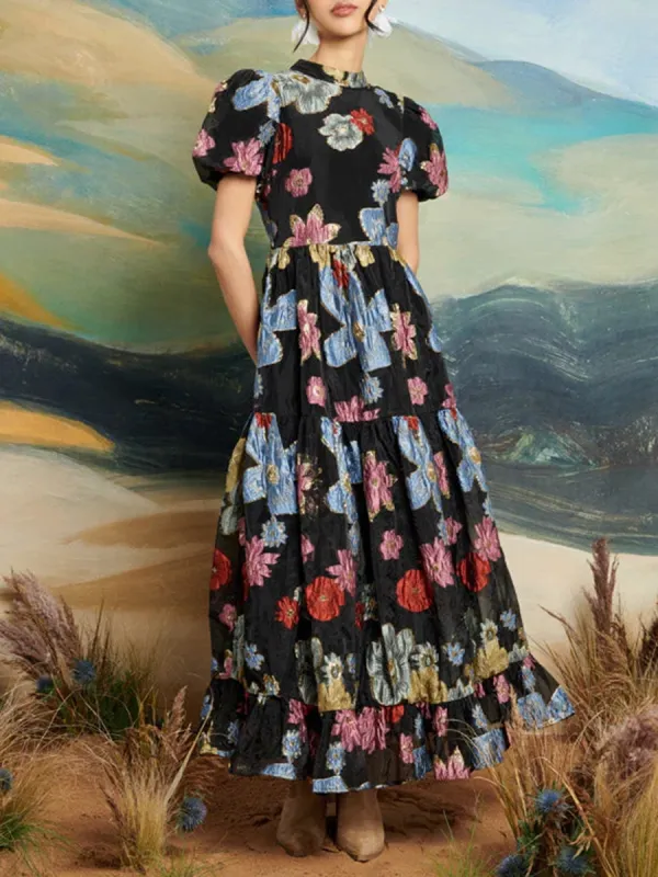 Jacquard Midi Dress