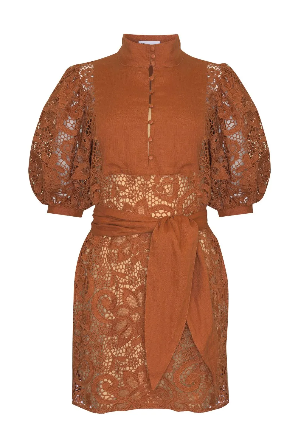 limbo dress - toffee lace