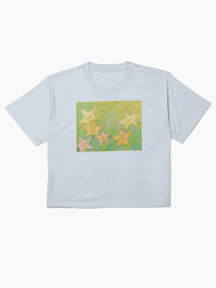 Starfish Printed Women's Short Sleeved T-Shirt