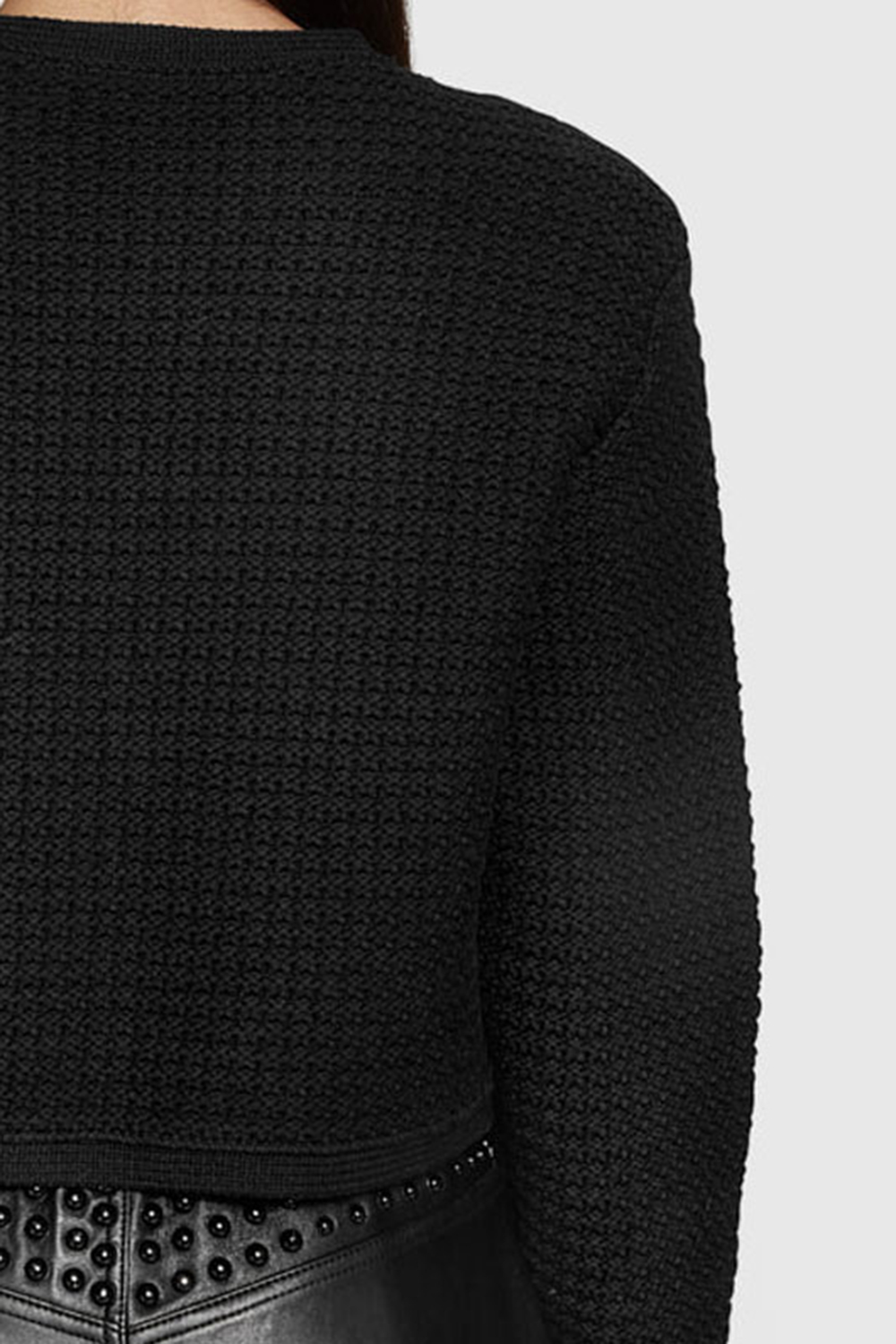 Black Wool Top