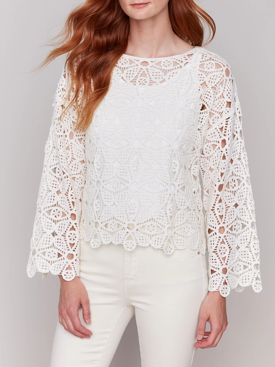 Elegant And High-End Art Pattern Women's Top