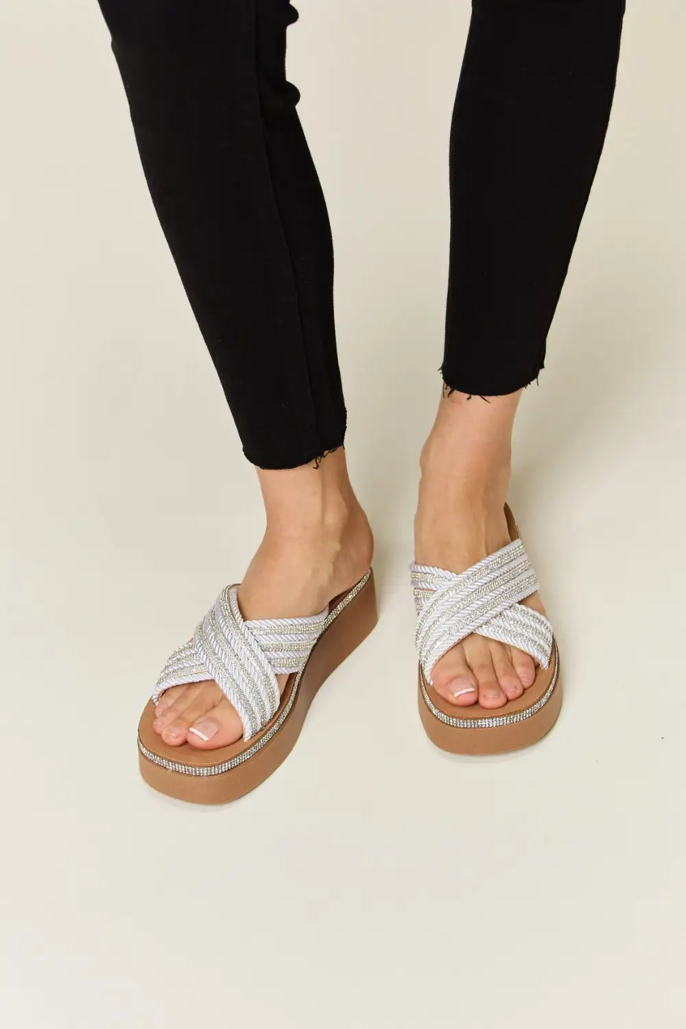 Easygoing Platform Wedge Sandals