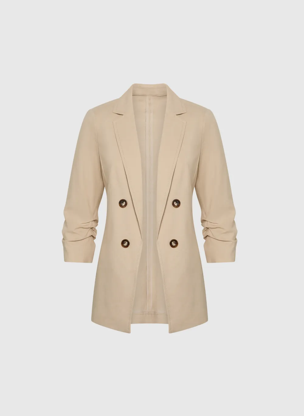 Simplified Linen Blazer