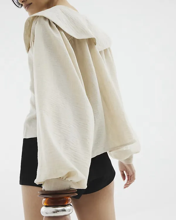 Casual Women's Multi-Lace Design Long-Sleeved Shirts