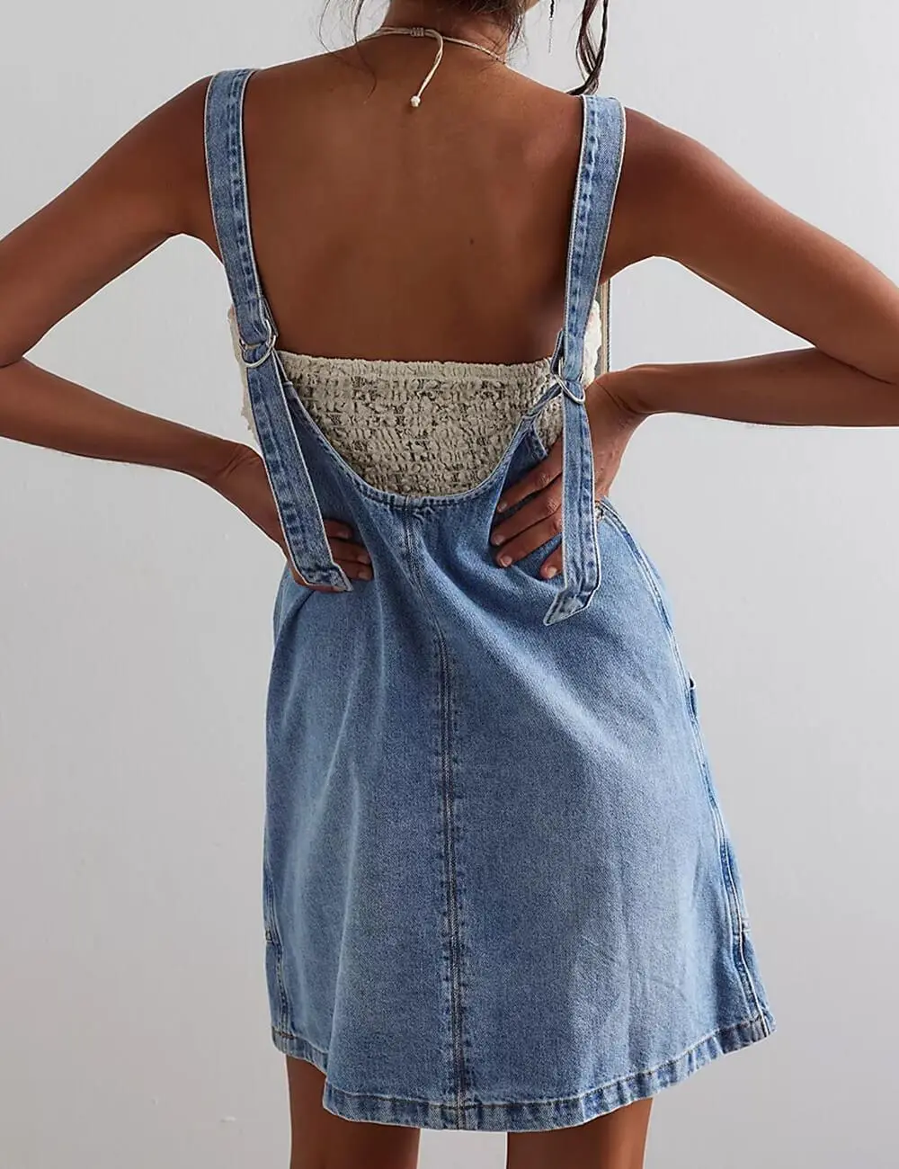 Pocket Denim Mini Dress