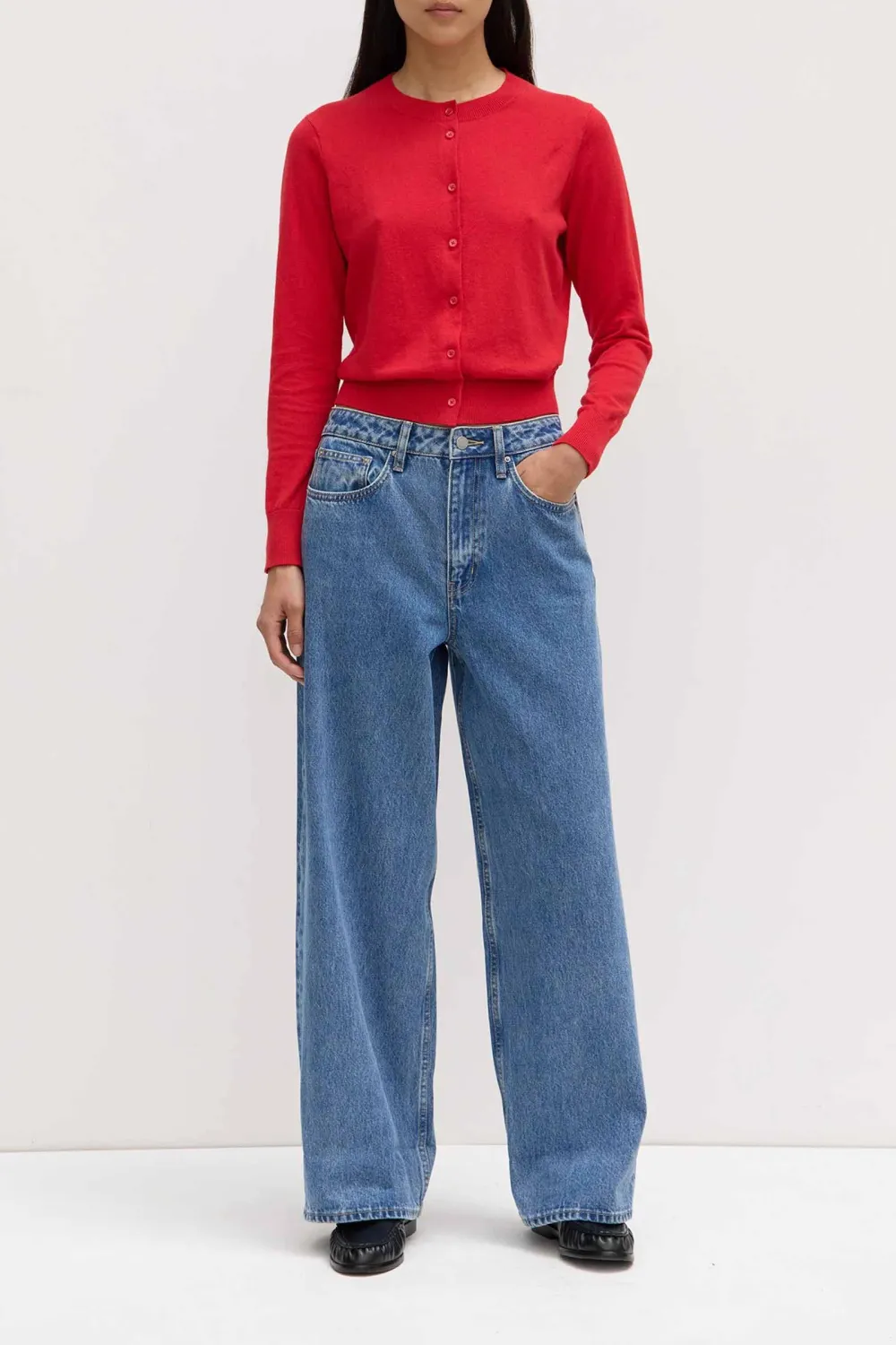 Slim Fit Long Sleeved Cashmere Sweater