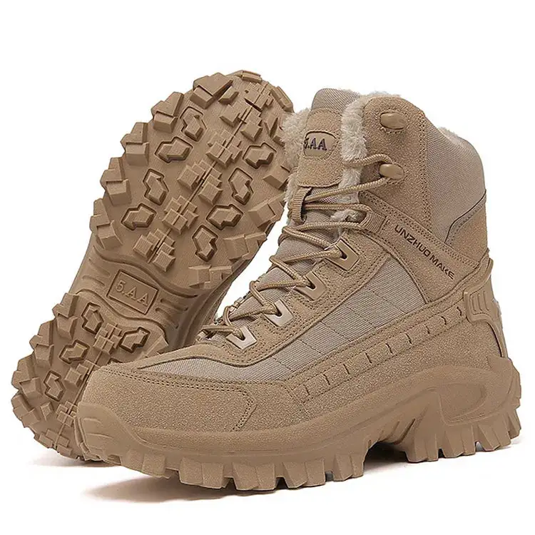 Men's Combat Boots Orthopedic Support Hiking Boots Waterproof Puncture-Resistant Work Boots