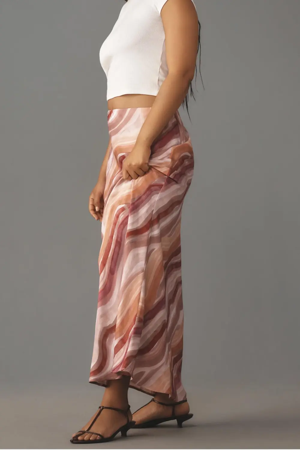 Pinted Maxi Skirt