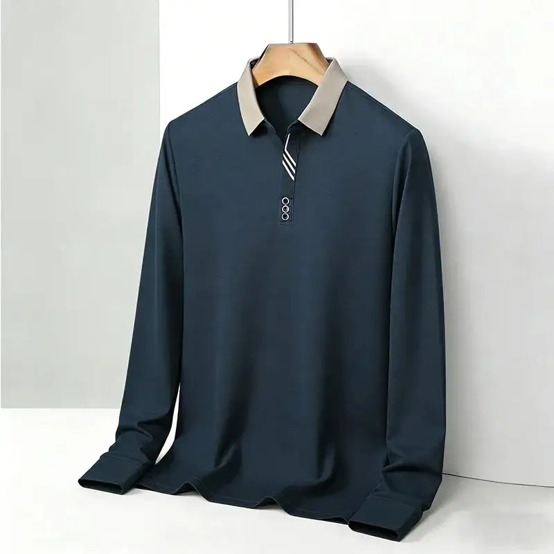Tailored Long Sleeve Polo