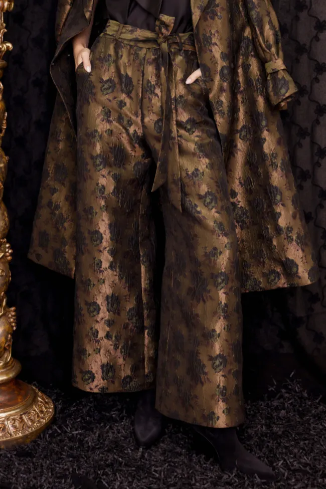 A Dainty Sturt Pants Rich Brocade
