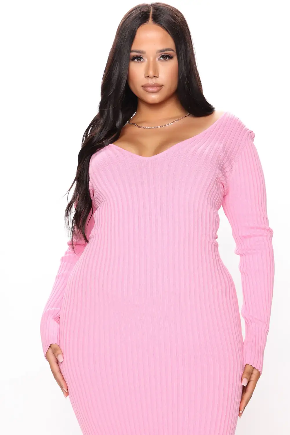Kallan Knit Dress - Pink