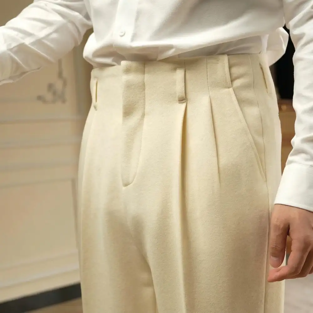 Clean Side Tab Trousers