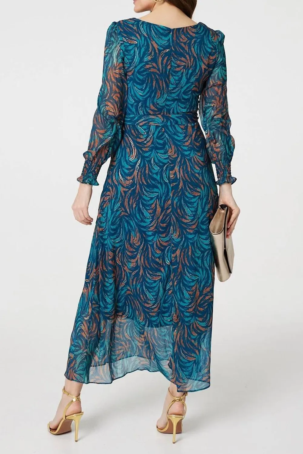 Women's Puff Sleeve Elegant Dress