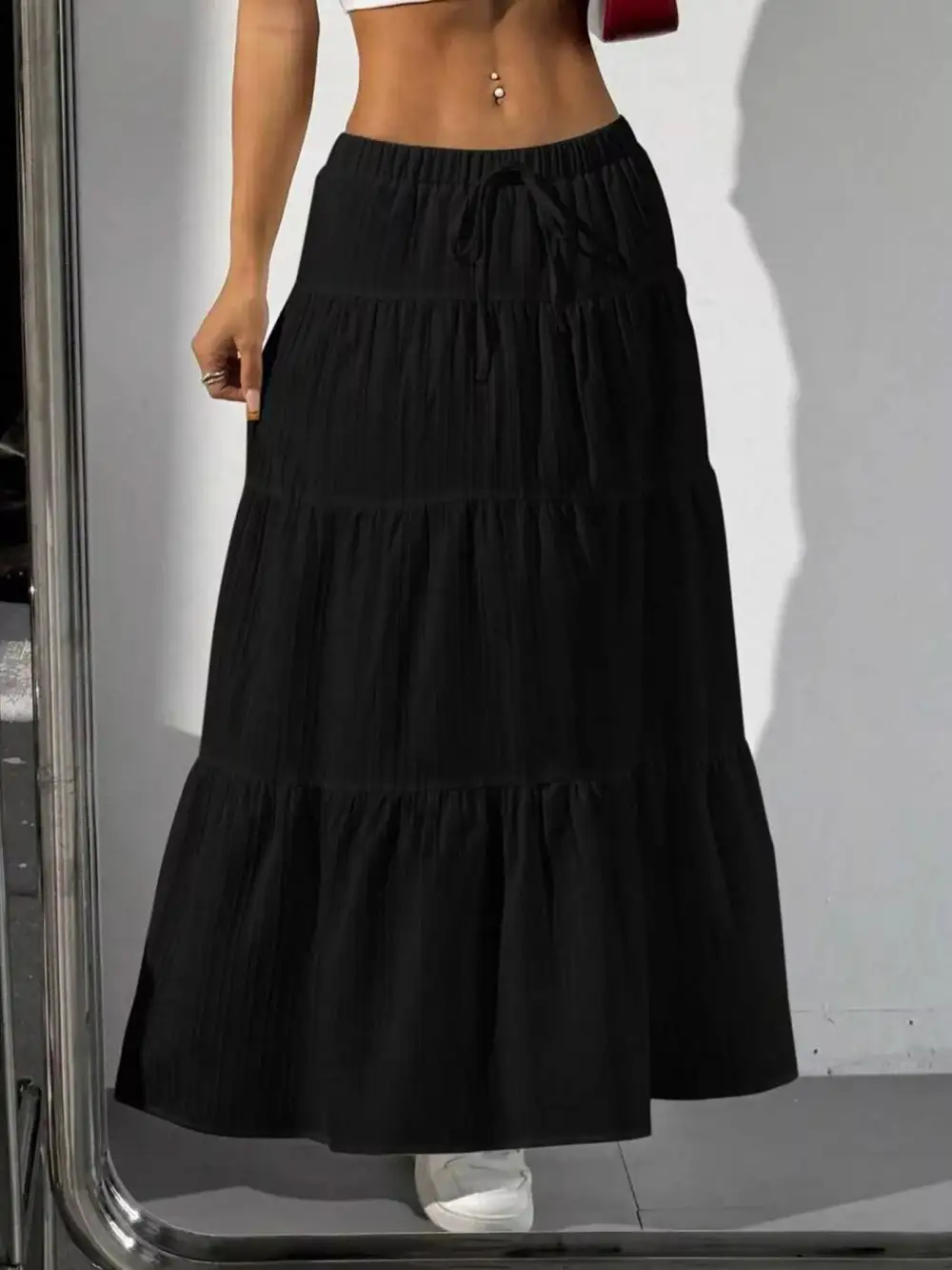 Flowy Tiered Maxi So Relaxed Skirt