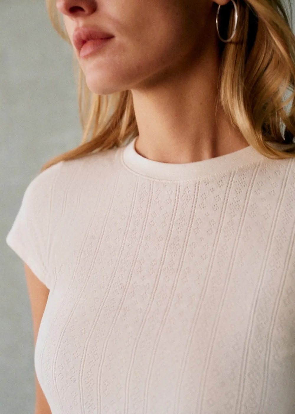 Organic Cotton Cropped T-Shirt