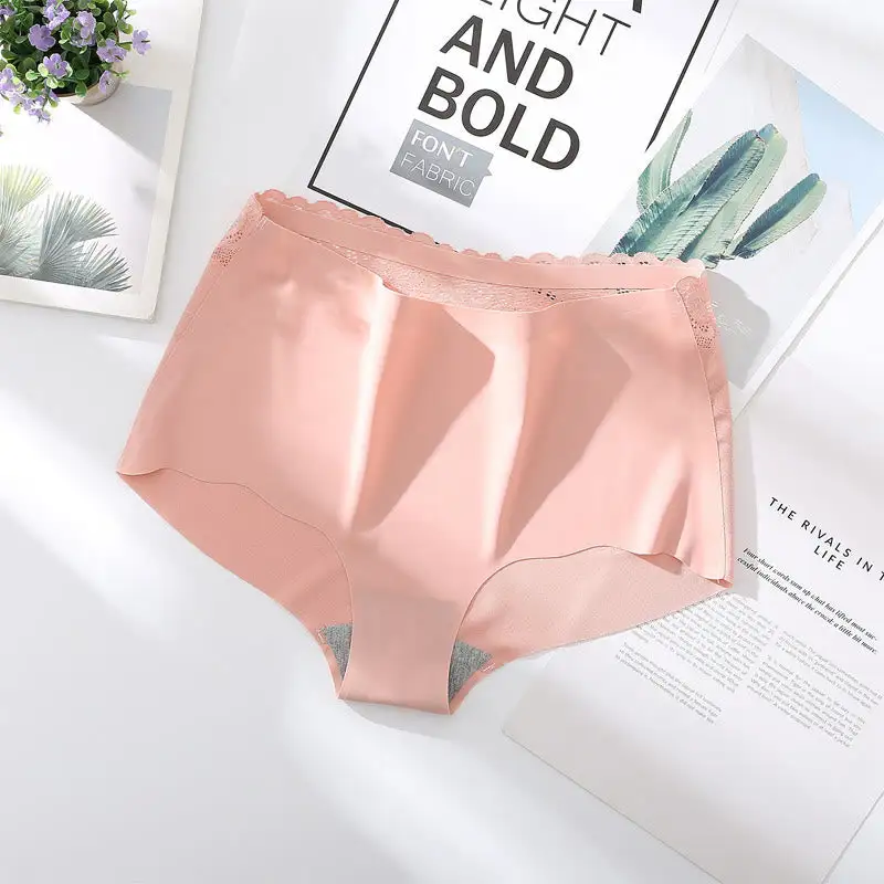 Everyday Plus Size High Waist Seamless Breathable Brief Panty
