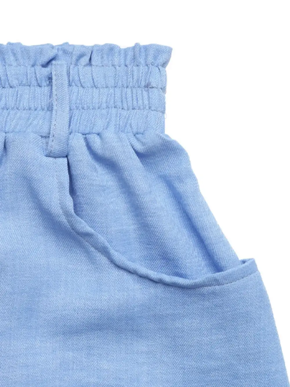 Button Front Decor Midi Skirt