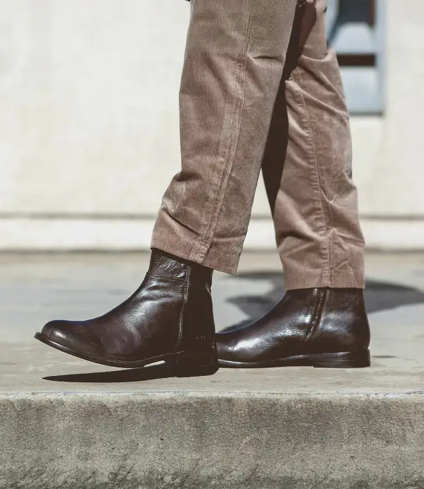 Low-Top Leather Heritage Ankle Boots