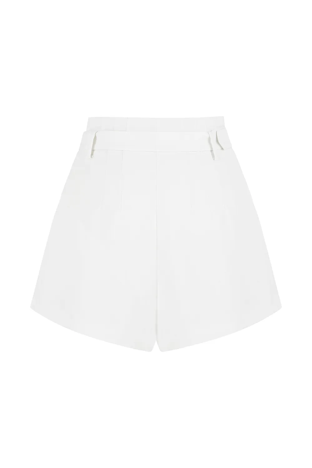 High Waist Short-White