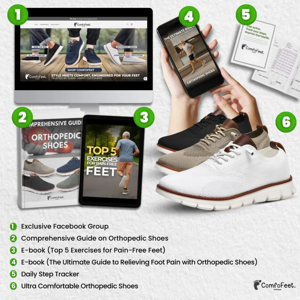 Ultra-Comfortable – Healthy & Supportive Walking Shoes
