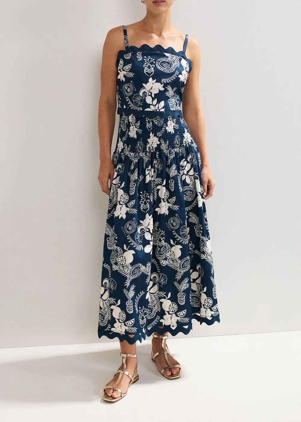 Casual Cartoon Print Skirt