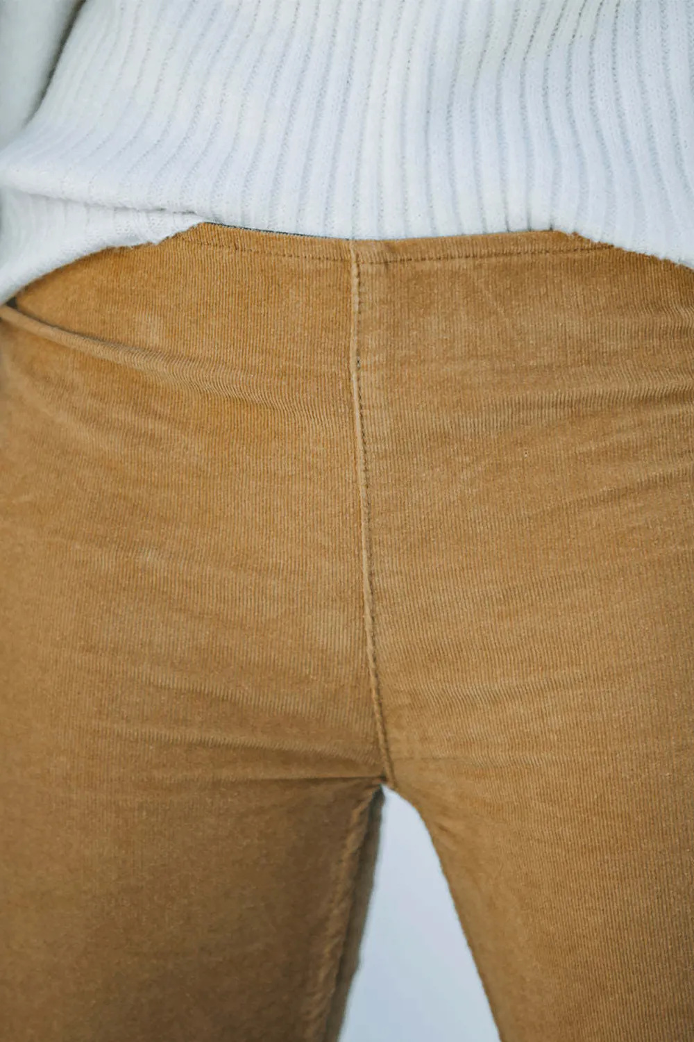 Corduroy High Rise Flare Pants