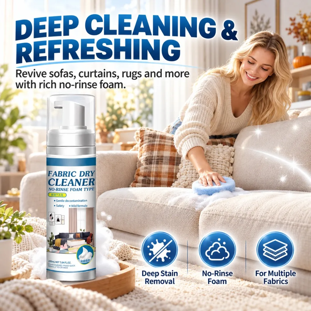 Furniture dry cleaning detergent