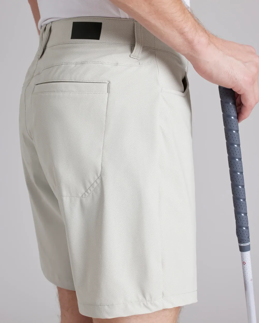 Gray Slim - Fit Men's Shorts