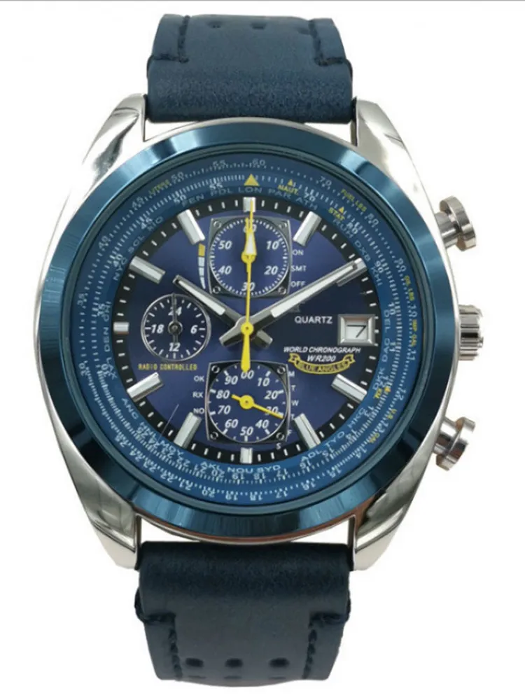 ⌚ Swiss Pilot Watch｜Authentic Swiss‑handcrafted, microscope‑calibrated movement, lifetime‑no‑replace solar movement, professional 20ATM waterproof 💧