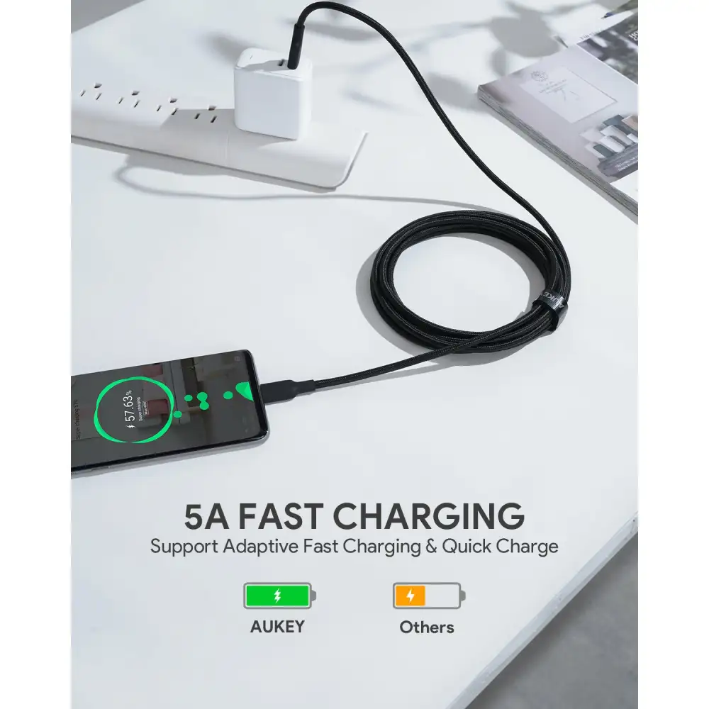 AUKEY CB-CD31 Nylon USB-C to C cable