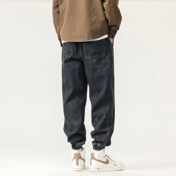 Soft Denim Jogger Pants
