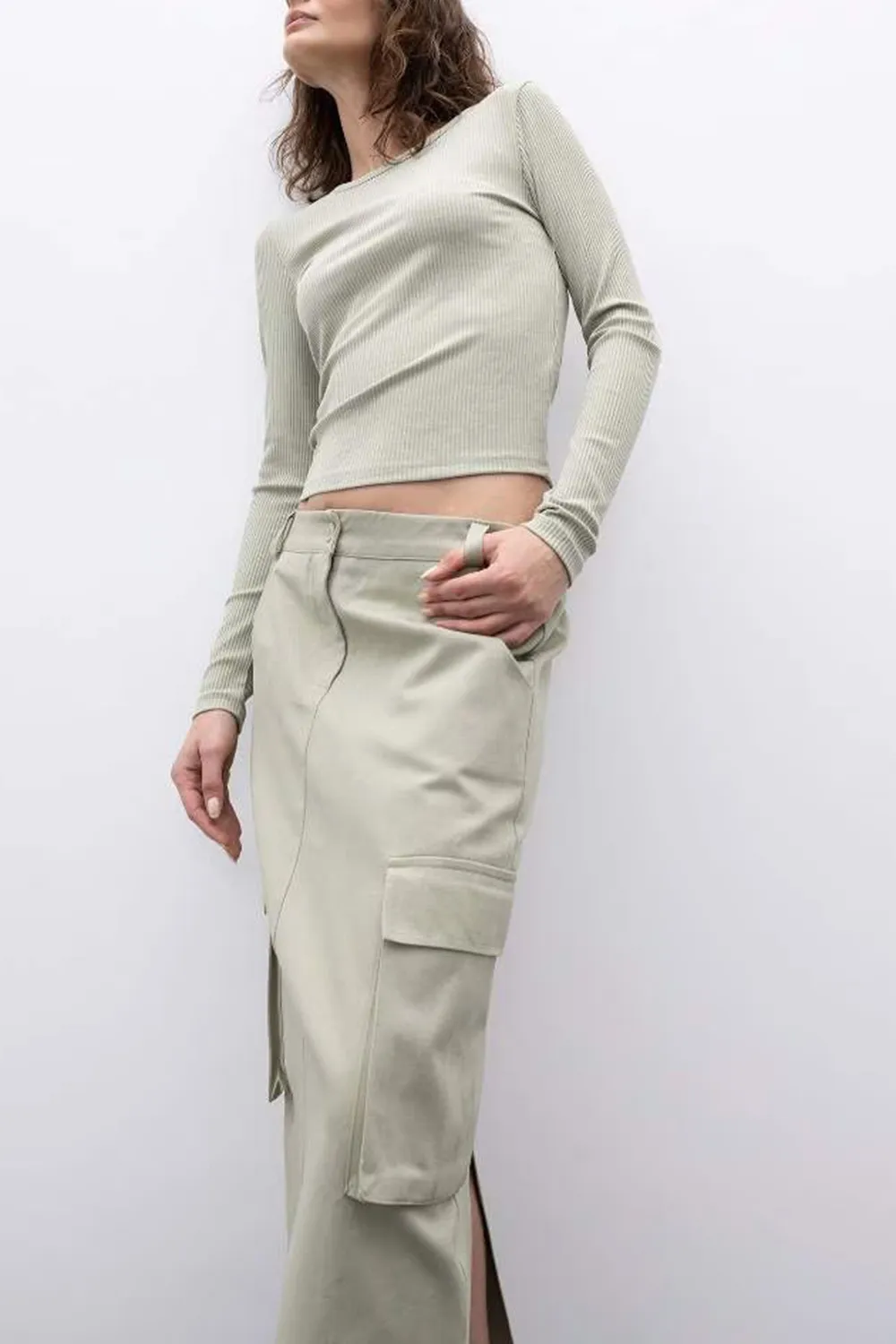 Soft Cotton Solid Long Sleeve Tee