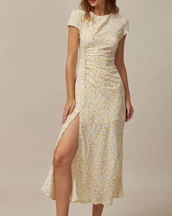 Floral Mid-Length Dress