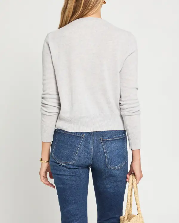 Open Front Buttoned Cardigan