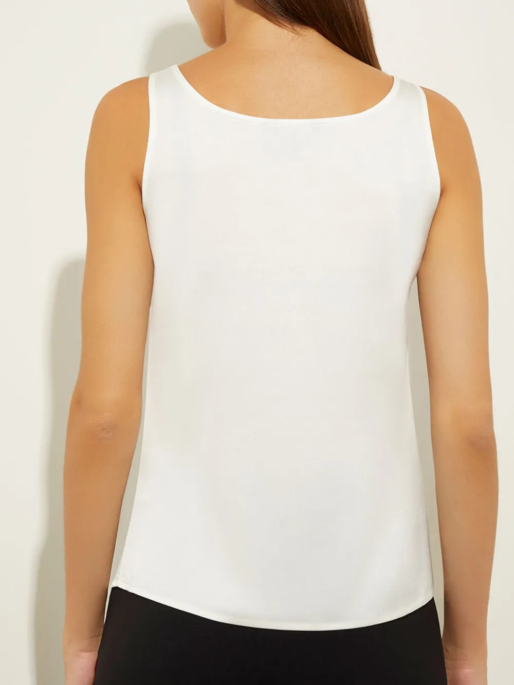Round Neck Woven Vest