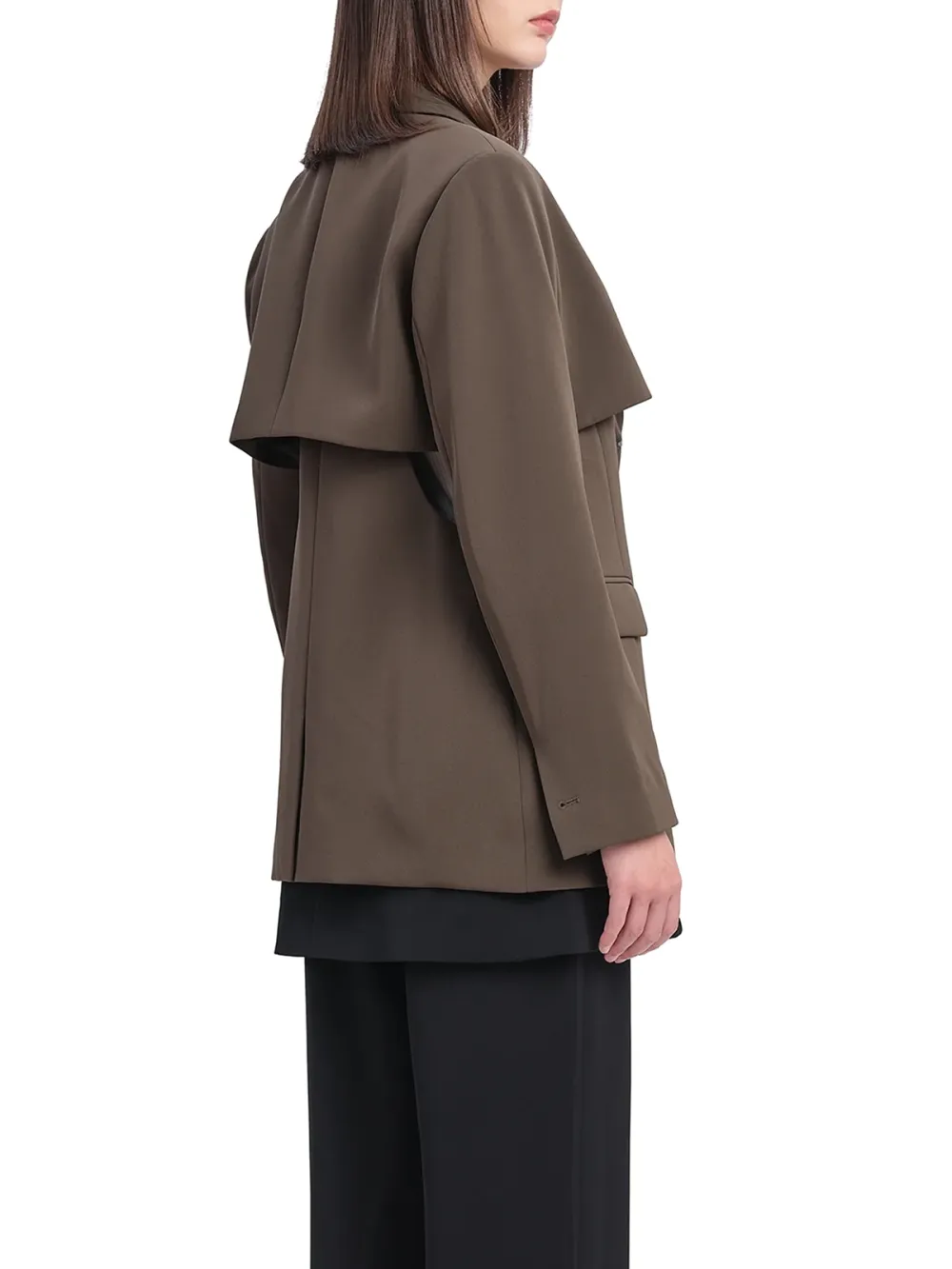 Asymmetric Cut - Out Blazer Jacket