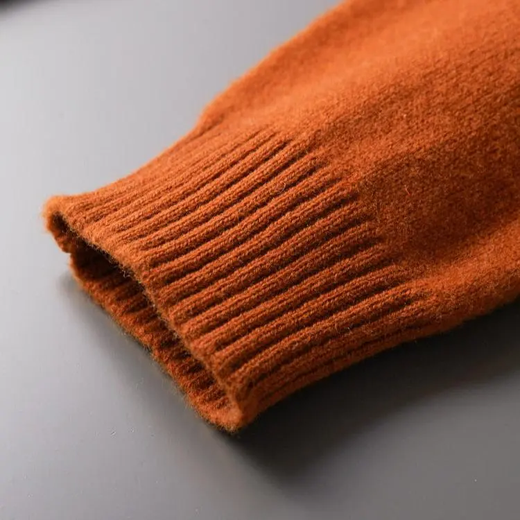 Merino Turtleneck Knit Sweater