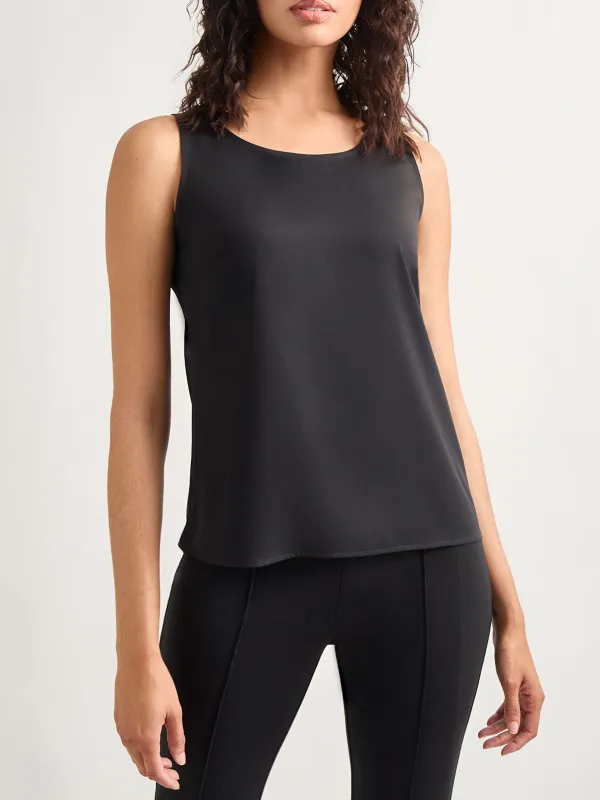 Round Neck Woven Vest