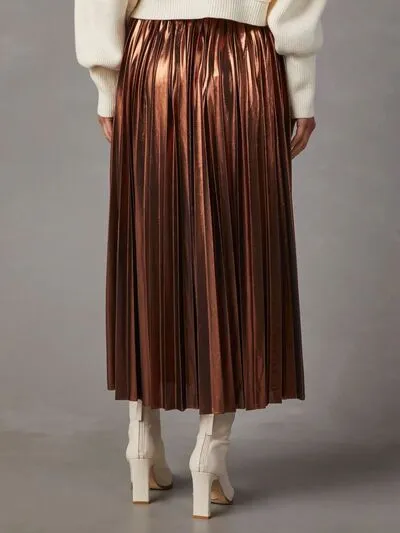 Pleated Midi Becoming June Skirt