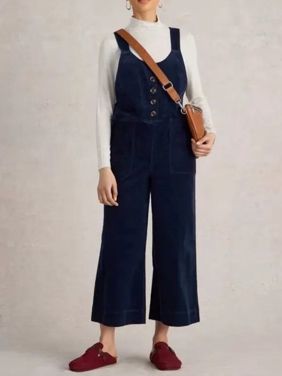 Scoop Neck Cord Dungaree