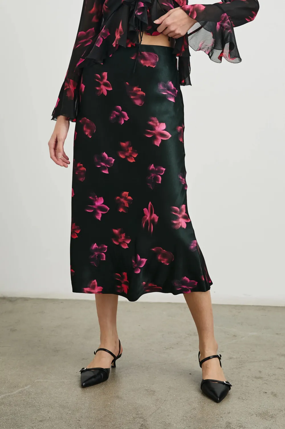 Art Print Women's Long A-Line Skirt