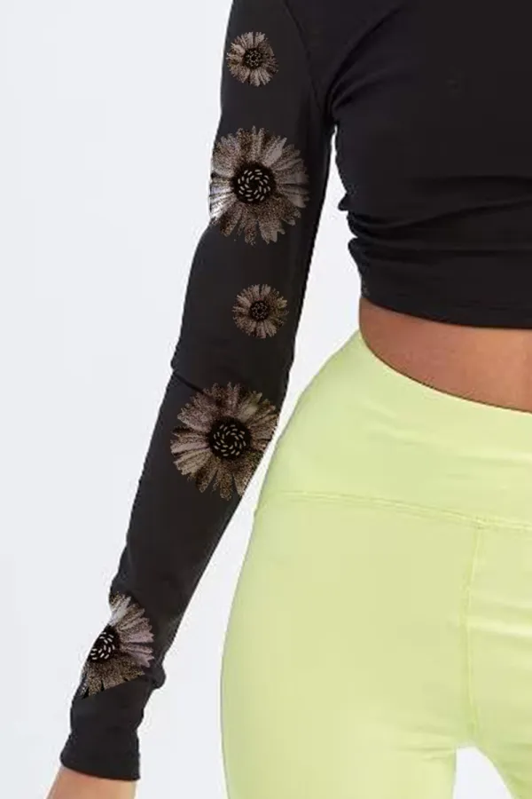 Slim Fit Crew Neck Long Sleeve T-Shirt