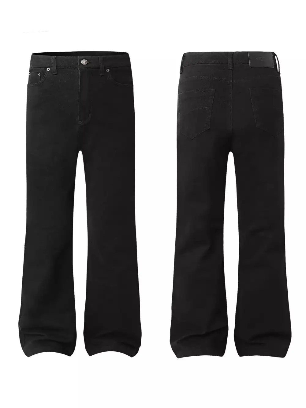 Men's High Waisted Flare Leg Pants