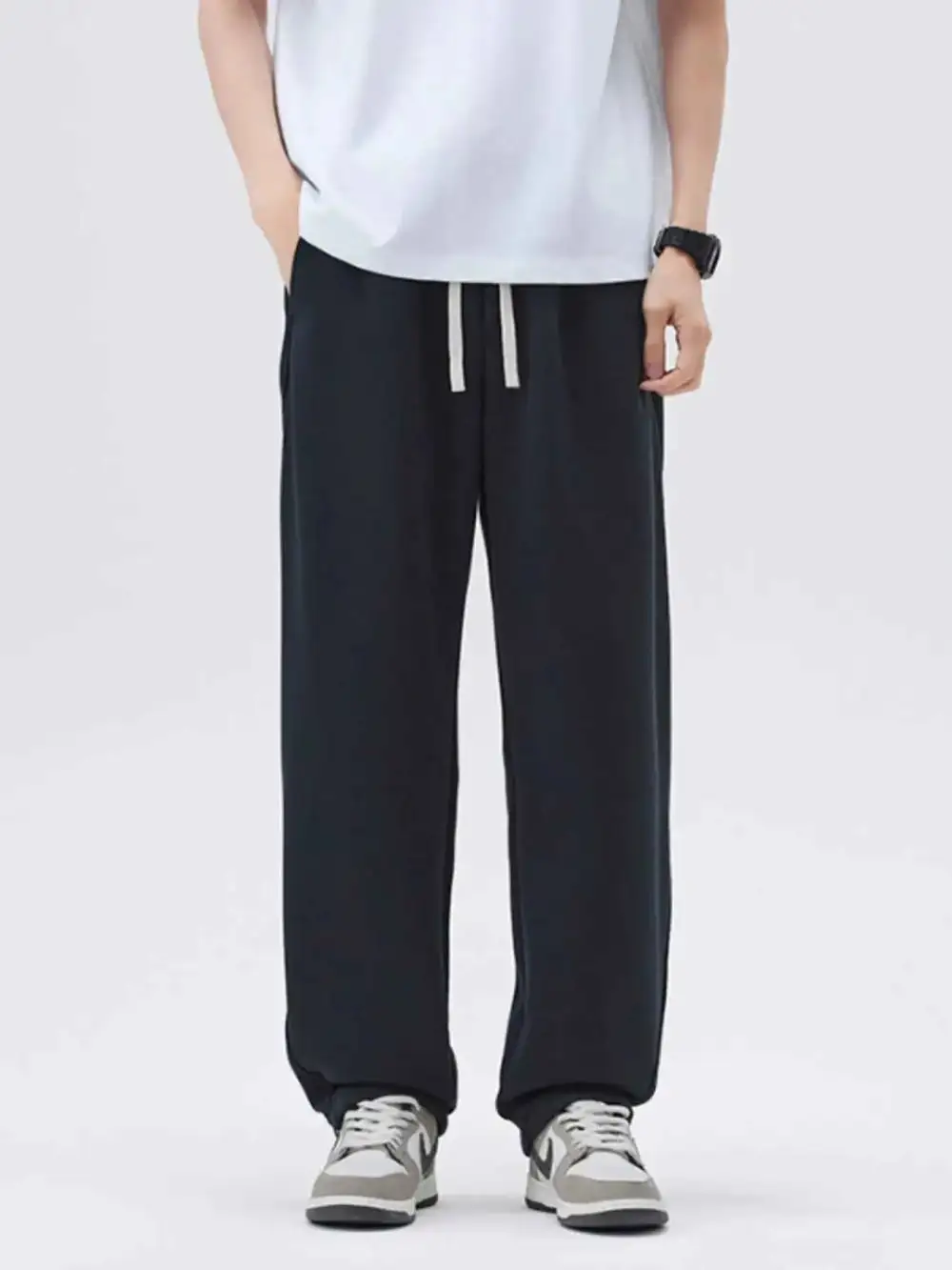 Everyday Casual Loose-Fit Drawstring Pants