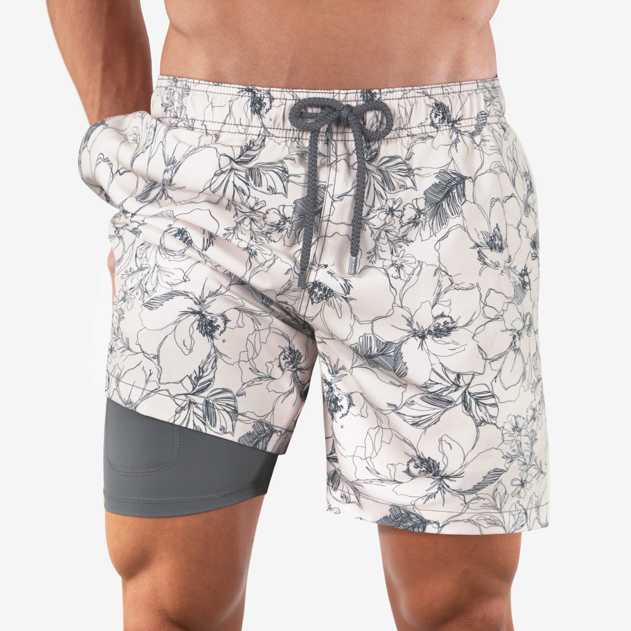 Secret Garden - Mid-Length Hybrid Short