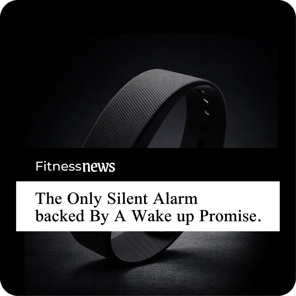 Silent Vibrating Alarm Clock – Wrist-Worn Wake-Up Device for Heavy Sleepers, Won't Disturb Your Partner, 2 Intensity Levels, Up to 3 Alarms, 14+ Day Rechargeable Battery