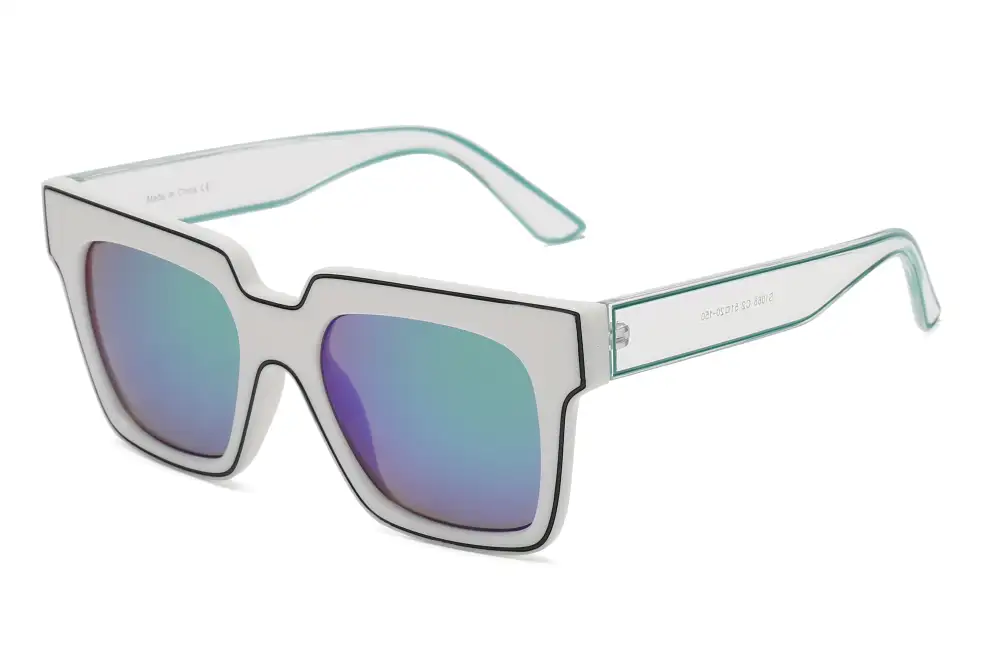 Retro Square Oversized Modern Profile Sunglasses